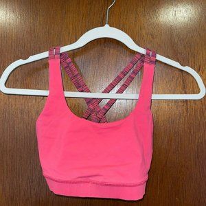 LuluLemon SoulCycle Pink Sports Bra/Athletic Top (Size 4)